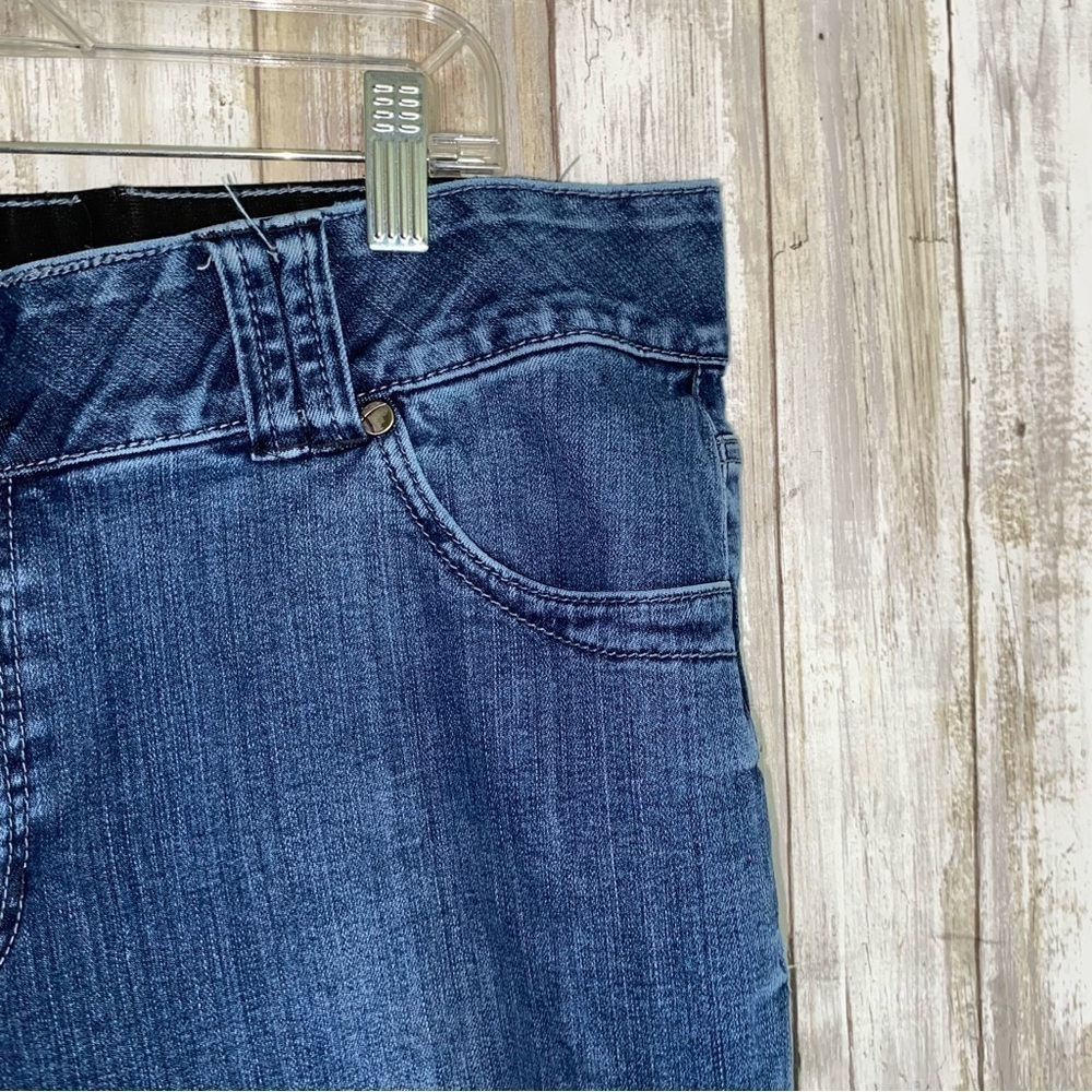 Lane Bryant Straight Leg Stretch Jeans Size 18 Medium Wash Denim Plus Size - Picture 4 of 8
